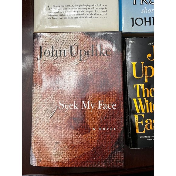 John Updike Lot 4 Books problems, trust me, seek my face, witches of Eastwick - Picture 5 of 8
